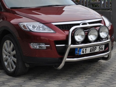 Bullbar fata Mazda CX9 07-12 - ARP KUNGSBACKA, Chrome, cu suporti pentru LEDbar-uri sau Proiectoare - imagine 2
