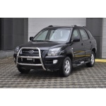 Bullbar fata Kia SPORTAGE [05-09] - ARP KUNGSBACKA, Chrome, cu suporti pentru LEDbar-uri sau Proiectoare - imagine 8