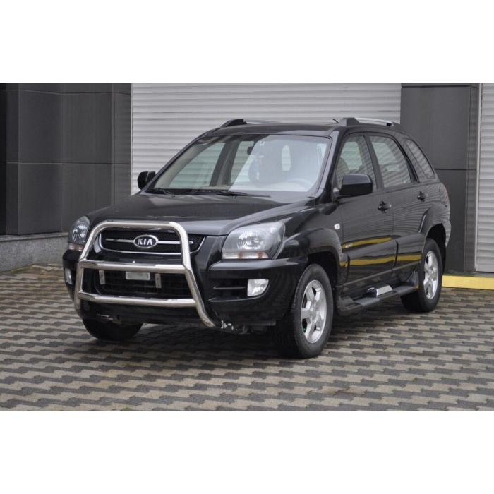 Bullbar fata Kia SPORTAGE [05-09] - ARP KUNGSBACKA, Chrome, cu suporti pentru LEDbar-uri sau Proiectoare - imagine 8