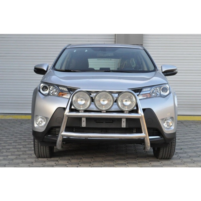 Bullbar fata Toyota RAV 4 [13-15] - ARP KUNGSBACKA, Chrome, cu suporti pentru LEDbar-uri sau Proiectoare - imagine 13