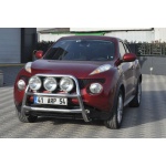 Bullbar fata Nissan JUKE [10-Prezent] - ARP KUNGSBACKA, Chrome, cu suporti pentru LEDbar-uri sau Proiectoare - imagine 4