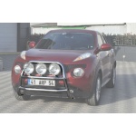 Bullbar fata Nissan JUKE [10-Prezent] - ARP KUNGSBACKA, Chrome, cu suporti pentru LEDbar-uri sau Proiectoare - imagine 2