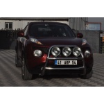 Bullbar fata Nissan JUKE [10-Prezent] - ARP KUNGSBACKA, Chrome, cu suporti pentru LEDbar-uri sau Proiectoare - imagine 5