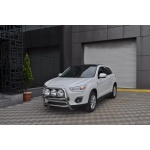 Bullbar fata Mitsubishi ASX [10-12] - ARP KUNGSBACKA, Chrome, cu suporti pentru LEDbar-uri sau Proiectoare - imagine 6