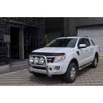 BullBar fata Ford Ranger 12-13 - ARP KUNGSBACKA, Chrome, cu suporti pentru LEDbar-uri sau Proiectoare - imagine 6