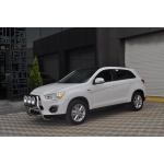 Bullbar fata Mitsubishi ASX [10-12] - ARP KUNGSBACKA, Chrome, cu suporti pentru LEDbar-uri sau Proiectoare - imagine 4