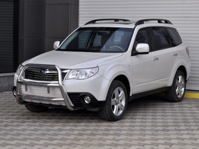Bullbar fata Subaru FORESTER [08-12] - ARP KUNGSBACKA, Chrome, cu suporti pentru LEDbar-uri sau Proiectoare - imagine 3