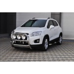 BullBar fata Chevrolet Trax 13-Prezent - ARP KUNGSBACKA, Chrome, cu suporti pentru LEDbar-uri sau Proiectoare - imagine 2
