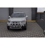BullBar fata Renault Kangoo 15-Prezent - ARP KUNGSBACKA, Chrome, cu suporti pentru LEDbar-uri sau Proiectoare