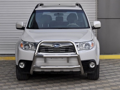 Bullbar fata Subaru FORESTER [08-12] - ARP KUNGSBACKA, Chrome, cu suporti pentru LEDbar-uri sau Proiectoare - imagine 2