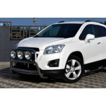 BullBar fata Chevrolet Trax 13-Prezent - ARP KUNGSBACKA, Chrome, cu suporti pentru LEDbar-uri sau Proiectoare