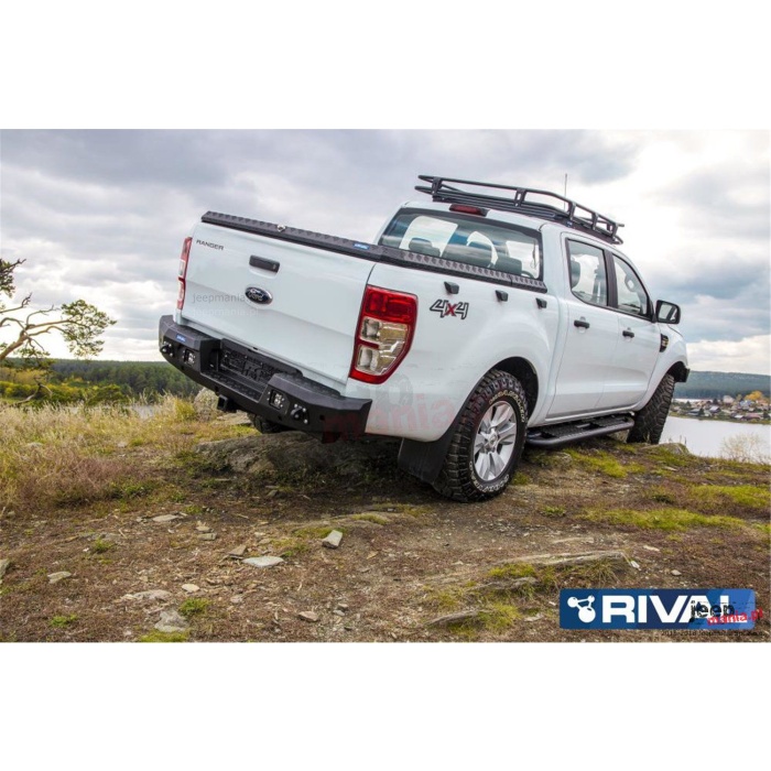 Bara spate HD Rival din aluminiu - Ford Ranger PX 2012-2015; 2016-, motorizare 2,2 si 3,2, cu LED - imagine 2