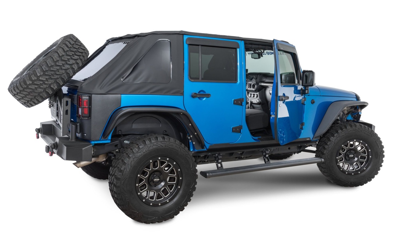 Praguri electrice AMP Research - Jeep Wrangler JK 4 usi - imagine 3