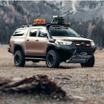 Bullbar HD, bara fata pentru Toyota Hilux Revo 2015-, din aluminiu, cu proiectoare led, Rival - imagine 6