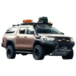 Bullbar HD, bara fata pentru Toyota Hilux Revo 2015-, din aluminiu, cu proiectoare led, Rival - imagine 5