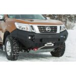 Bara fata HD Rival din aluminiu - Nissan Navara D23 2015-, motorizare 2,5D si 2,3D (incl. EURO6), cu LED 2D.4101.1-W410