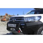 Bara fata HD Rival din aluminiu - Toyota Hilux Revo 2015-, toate motorizarile, cu LED 2D.5701.1-W410