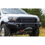 Bullbar HD, bara fata pentru Ford Ranger PX 2011-2015 ;2015-2018; 2019-, din aluminiu, fara proiectoare LED, Rival 2D.1808.1-NL
