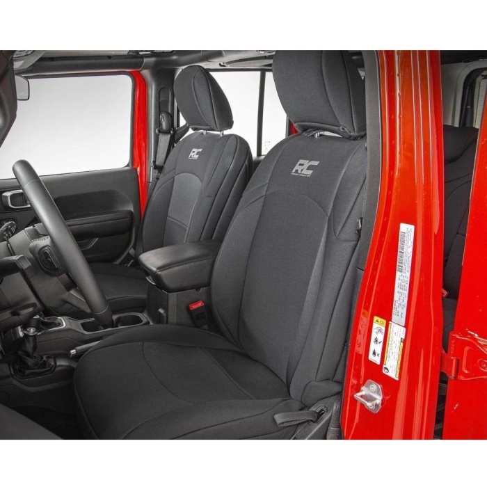 Huse scaune cu cotiera Neoprene Rough Country - Jeep Wrangler JL 4 usi - imagine 4