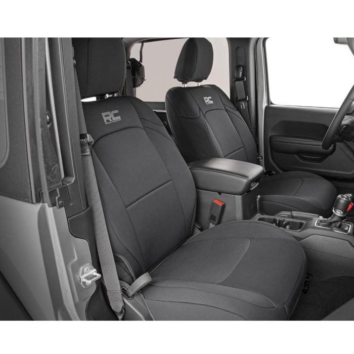 Huse scaune cu cotiera Neoprene Rough Country - Jeep Wrangler JL 4 usi - imagine 5