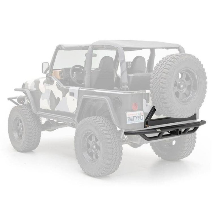 Bara spate Jeep Wrangler YJ cu suport pentru roata de rezerva SMITTYBILT SRC - imagine 2