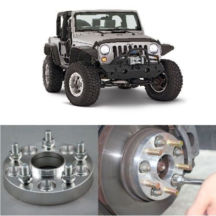 Flanse distantiere Jeep 30mm cu inel de centrare 5x127 CB71.6 1/2x20 - imagine 9