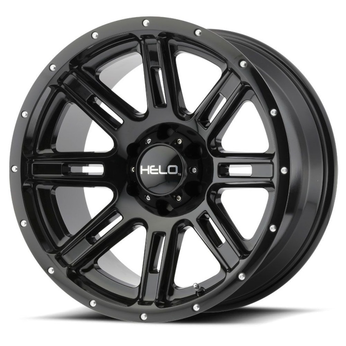 Jante aliaj 9x20" 6x139,70 ET18 HELO Model 900 Gloss Black - imagine 2