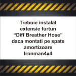 Hyundai Terracan 2001- extensie furtun "Diff breather Hose" IronMan