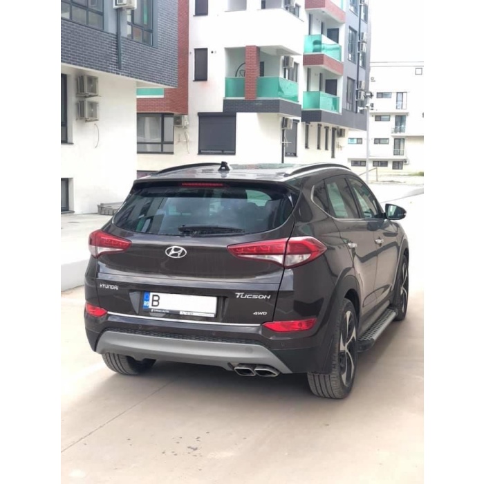 Praguri Laterale Hyundai Tucson 15 -> - ARP Artemis Silver - imagine 9