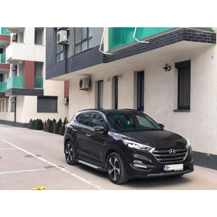 Praguri Laterale Hyundai Tucson 15 -> - ARP Artemis Silver - imagine 17