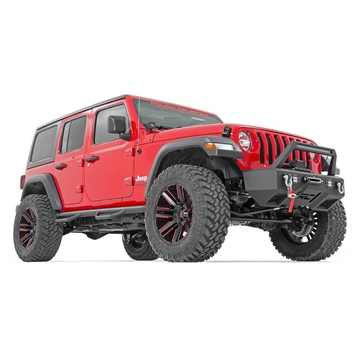 Praguri laterale heavy duty Rough Country - Jeep Wrangler JL - imagine 4