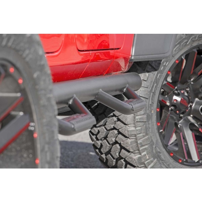 Praguri laterale heavy duty Rough Country - Jeep Wrangler JL - imagine 6