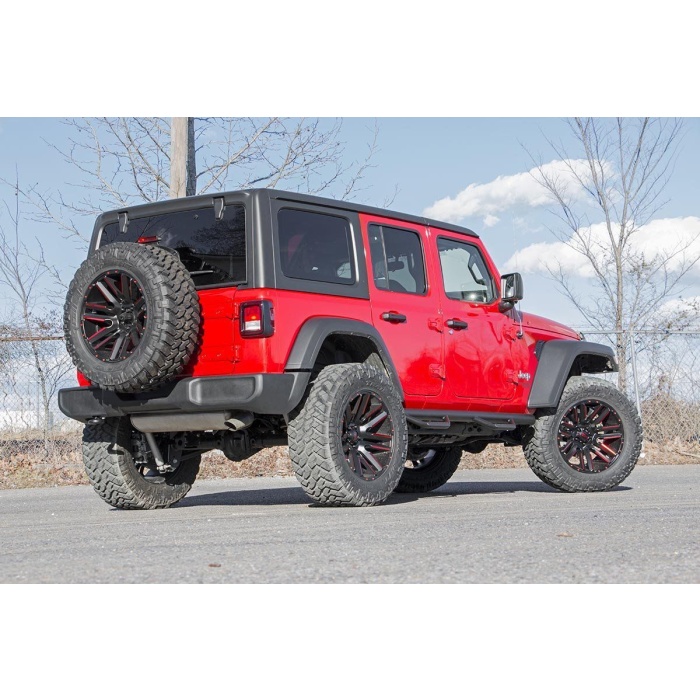 Praguri laterale heavy duty Rough Country - Jeep Wrangler JL - imagine 5