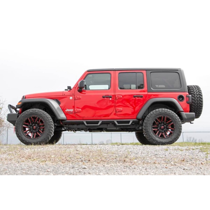 Praguri laterale Rough Country - Jeep Wrangler JL 4-Usi - imagine 4