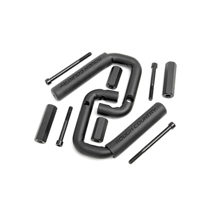 Manere din otel fata Jeep Wrangler JK 4usi Rough Country - imagine 3