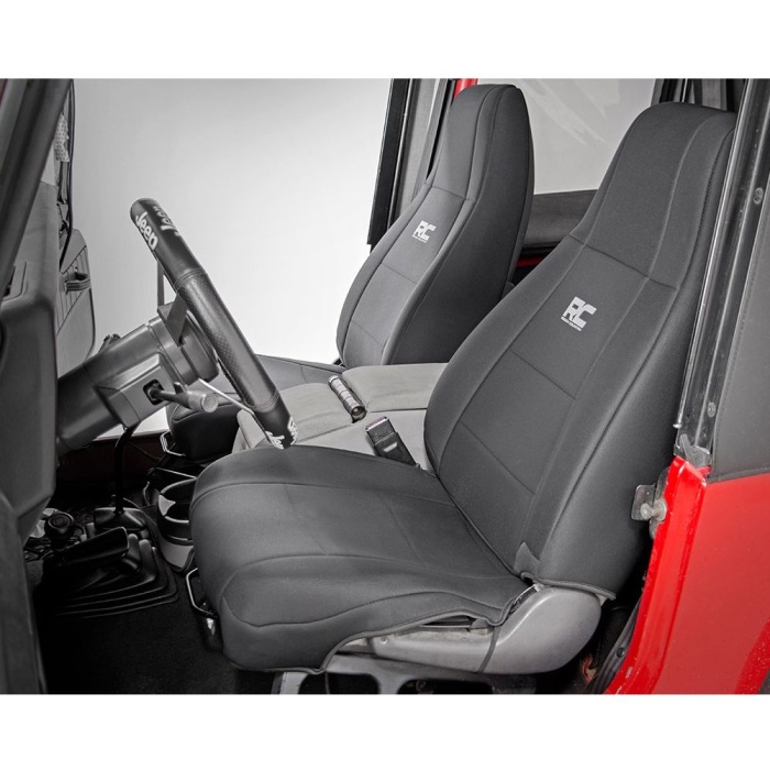 Huse scaune Neoprene Rough Country - Jeep Wrangler YJ 91-95 - imagine 3