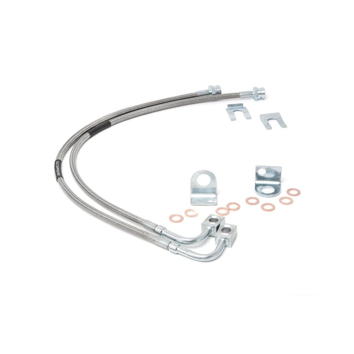 Linii frana spate extinse Rough Country pentru lift 100mm-150mm - Jeep Wrangler JK - imagine 2