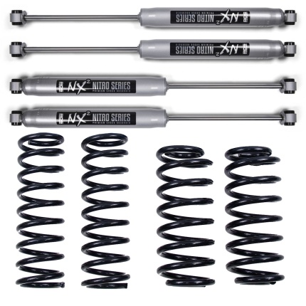 Kit lift Jeep Wrangler TJ/LJ 1997-2006 lift 2” cu amortizoare NX2 BDS Suspension BDS417H
