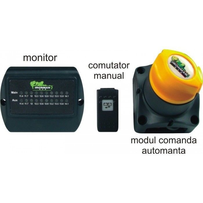 Kit gestiune 2 baterii pentru alternator de 275amp IronMan - imagine 4