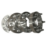 Flanse distantiere 38mm 5x165.1 M16 x 1.5 114.3 Land Rover cu inel de centrare - imagine 2