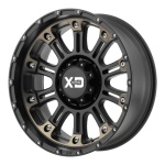 Janta aliaj 9x18" 5x127,00 ET18 - XD 829 Hoss II negru/ bronz