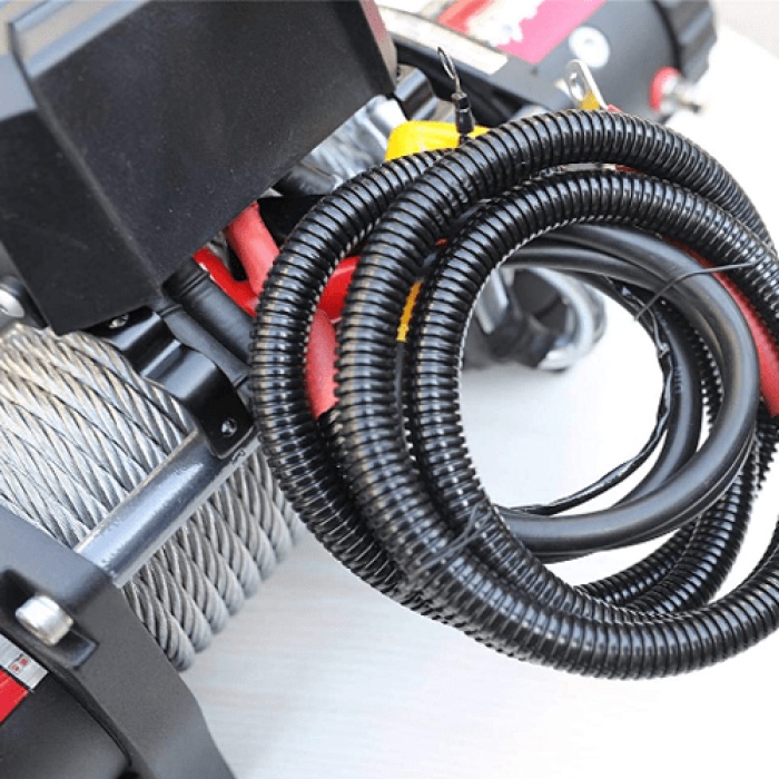 Troliu auto Muscle Lift 12500lbs, 12V, cablu otel, by T-Max - imagine 4