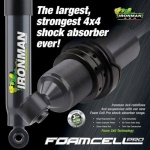 Amortizor Fata Land Rover Defender 90 - IronMan 4x4 Heavy Duty Foamcell PRO - REPARABIL pt lift 50mm - imagine 8