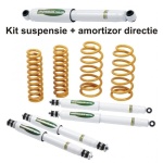 Nissan Patrol Y60 - Y61 kit suspensie cu amortizoare Ironman NitroGas + amortizor directie, lift 50mm