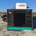 Pavilion, cort auto cu pereti 2.5 x 3m cu plasa de tantari - Wild Spirit Deluxe Room - imagine 2