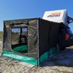 Pavilion, cort auto cu pereti 2.5 x 3m cu plasa de tantari - Wild Spirit Deluxe Room - imagine 3