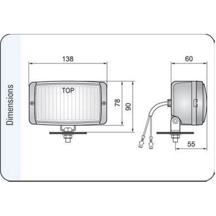 Proiectoare auto lumina drum Wesem HM1 lentila clara 12V~24V - imagine 6