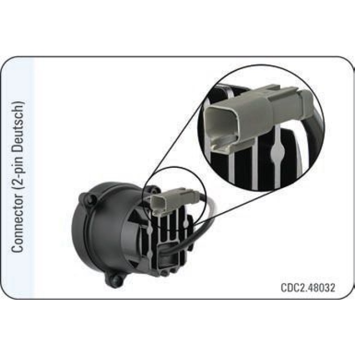 Proiector auto ceata 3 Led Wesem CDC2 12V~24V - imagine 4