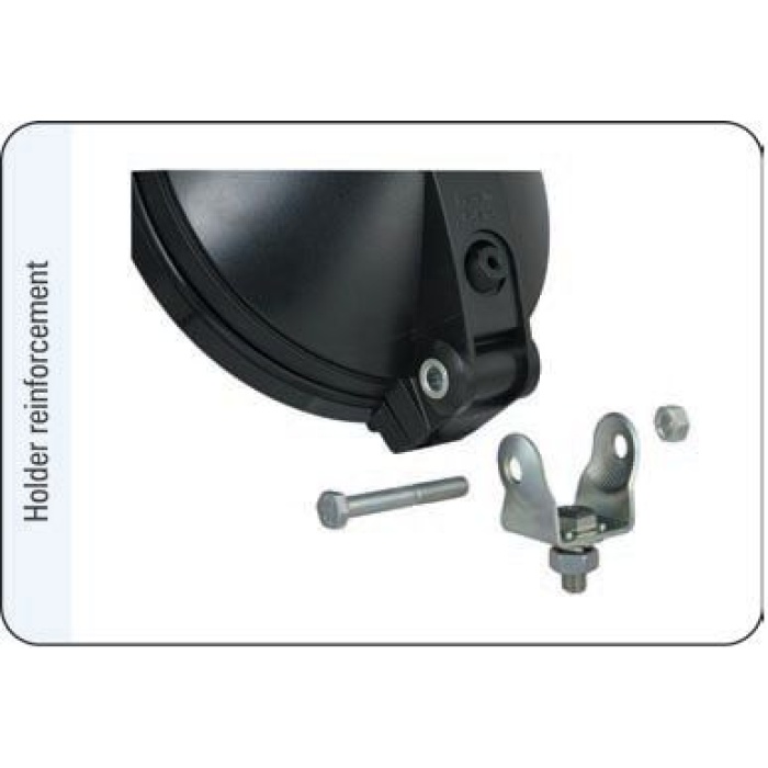 Proiector auto lumina drum Wesem 0668 crom lentila clara 12V~24V + lum. pozitie - imagine 5