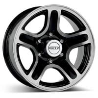 r025-07g Jante Aliaj DOTZ Hammada dark 8x16 5x139.7 CB:110 ET:0 - imagine 1